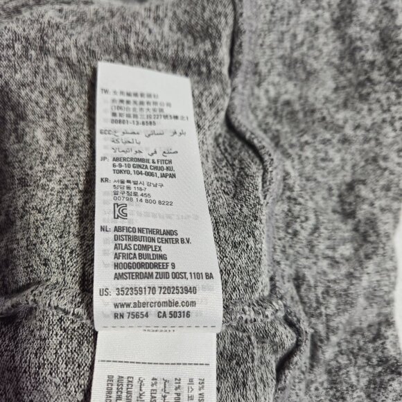 Hollister Varsity Heather Gray Hoodie Ladies Size M - Picture 4 of 4